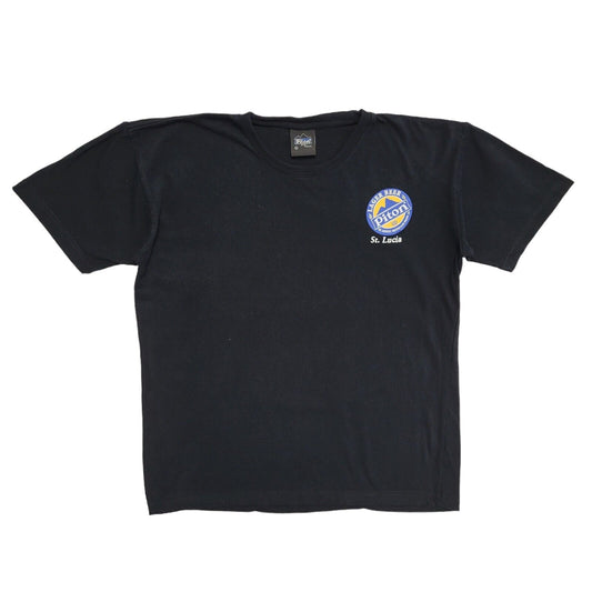 Piton Lager Beer St Lucia Black Vintage 90s T-Shirt Uk Men's Size Medium