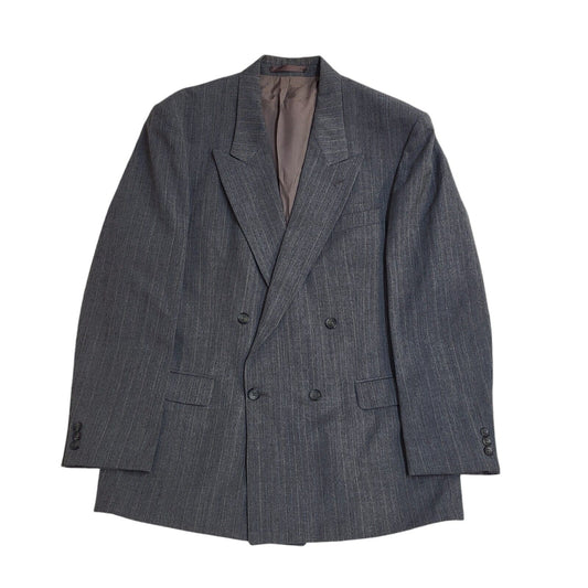 St Michael Grey 70s Blazer Suit Jacket Uk Men's Size Large 42"