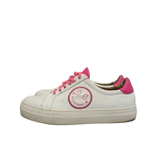Mill & Friends White Leather Casual Trainers Women's UK 5.5 Eu 36