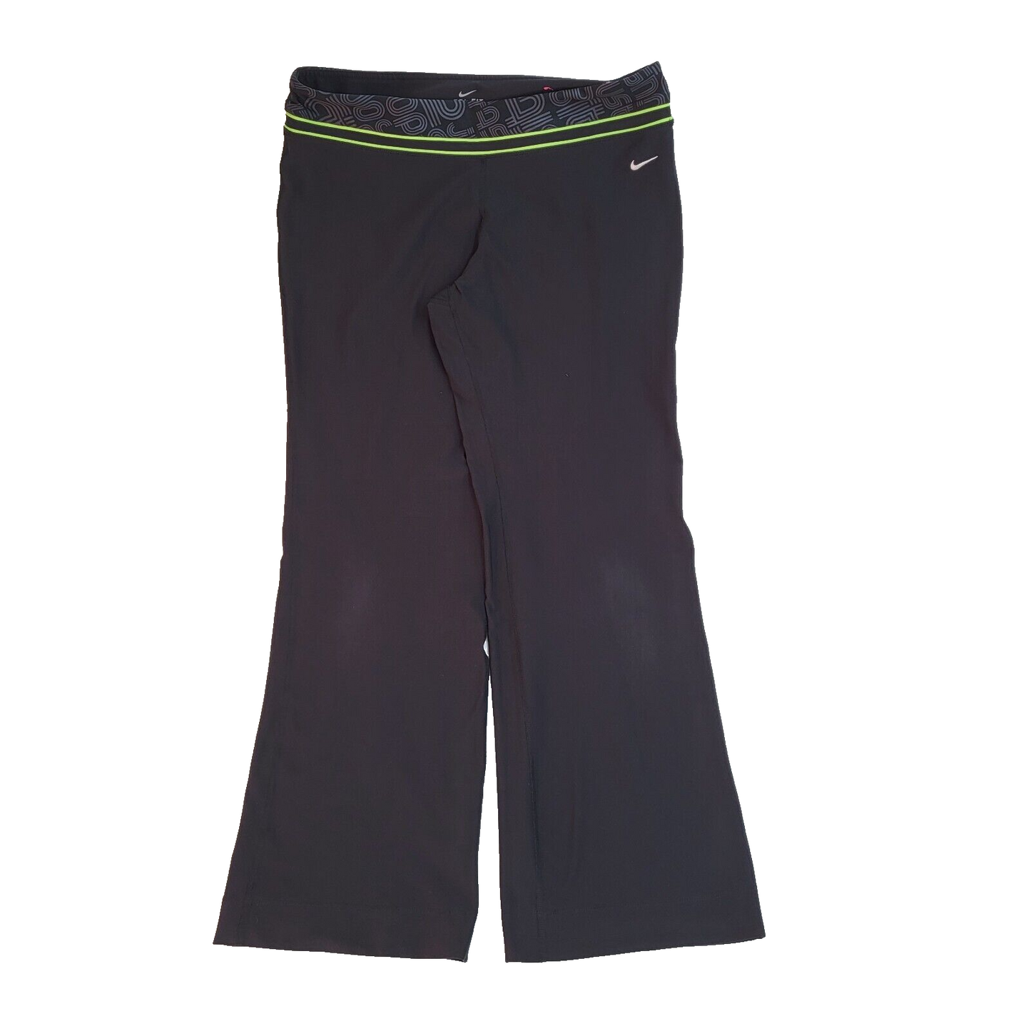 Nike Dri-Fit Black Bootcut Sports Trousers Women's Size XL/XXL W32/34 L31