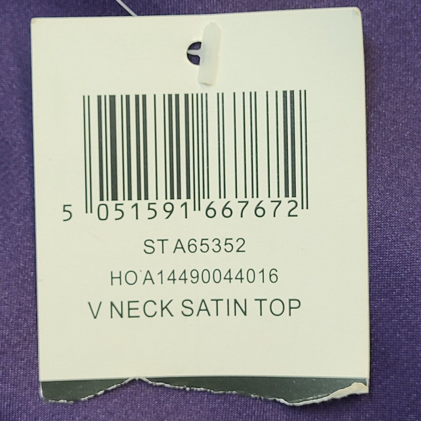 Editions Vintage Y2K V-Neck Purple Satin Long Sleeve Top BNWT Women's UK 16