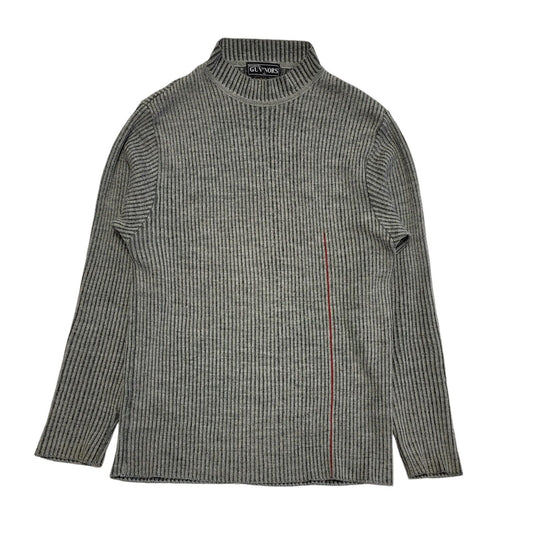 Guv'Nors  Vintage 80s Grey Round Neck Jumper Men's UK M
