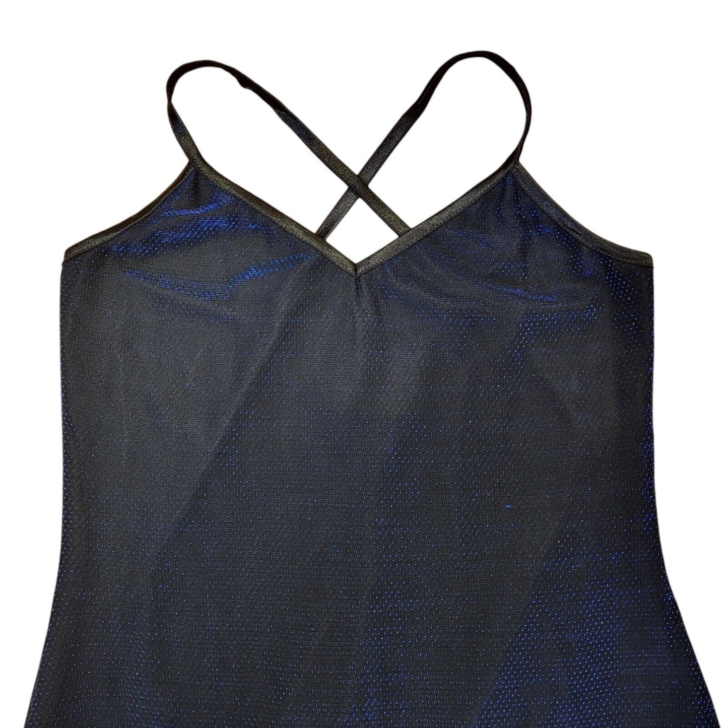 New Look 90s Vintage Dark Blue Dress Women's Size 14