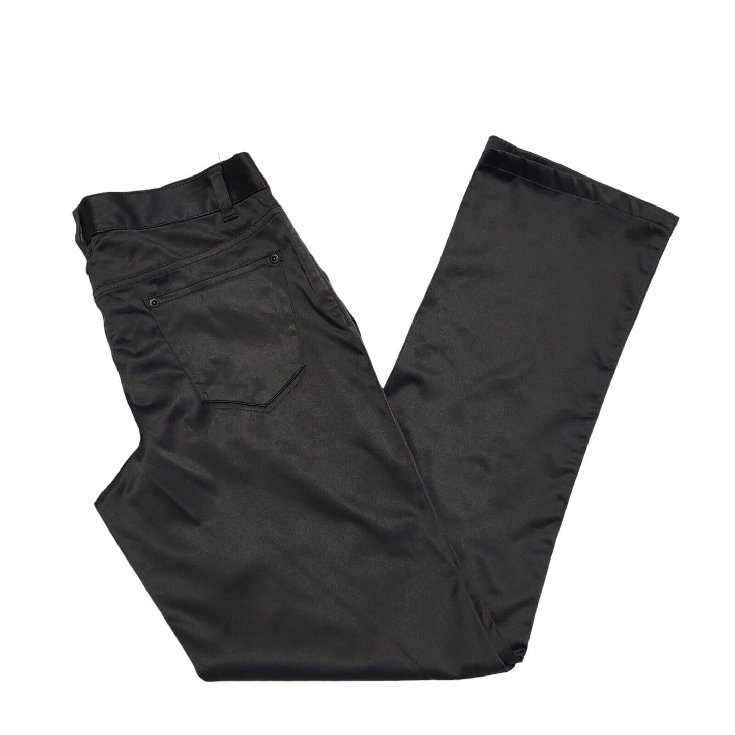 Vera Wang Vintage 90's Black Straight Leg Trousers Uk Women's Size 10/12 W29 L30