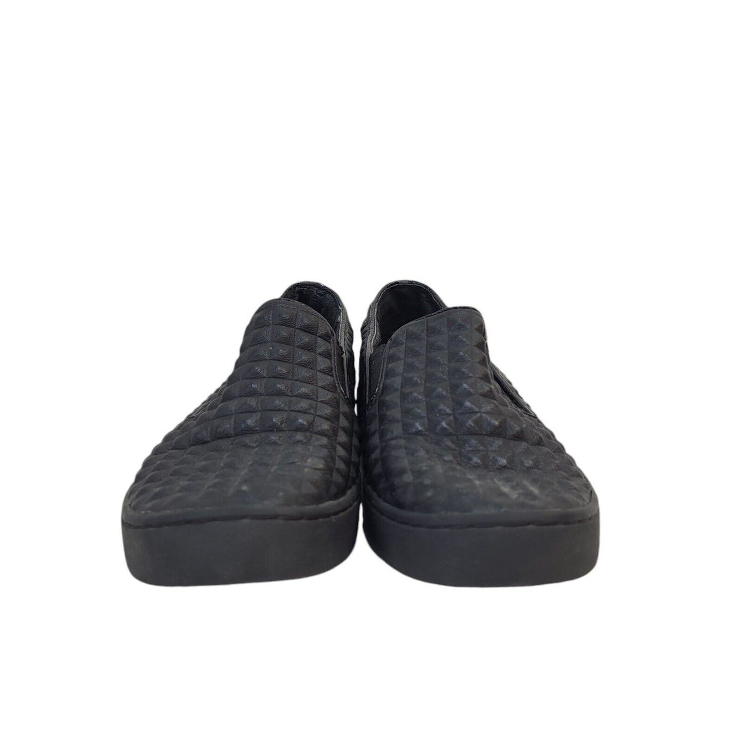 Michael Kors Black Slip-On Faux Leather Casual Flat Shoes Uk Women's Size 4