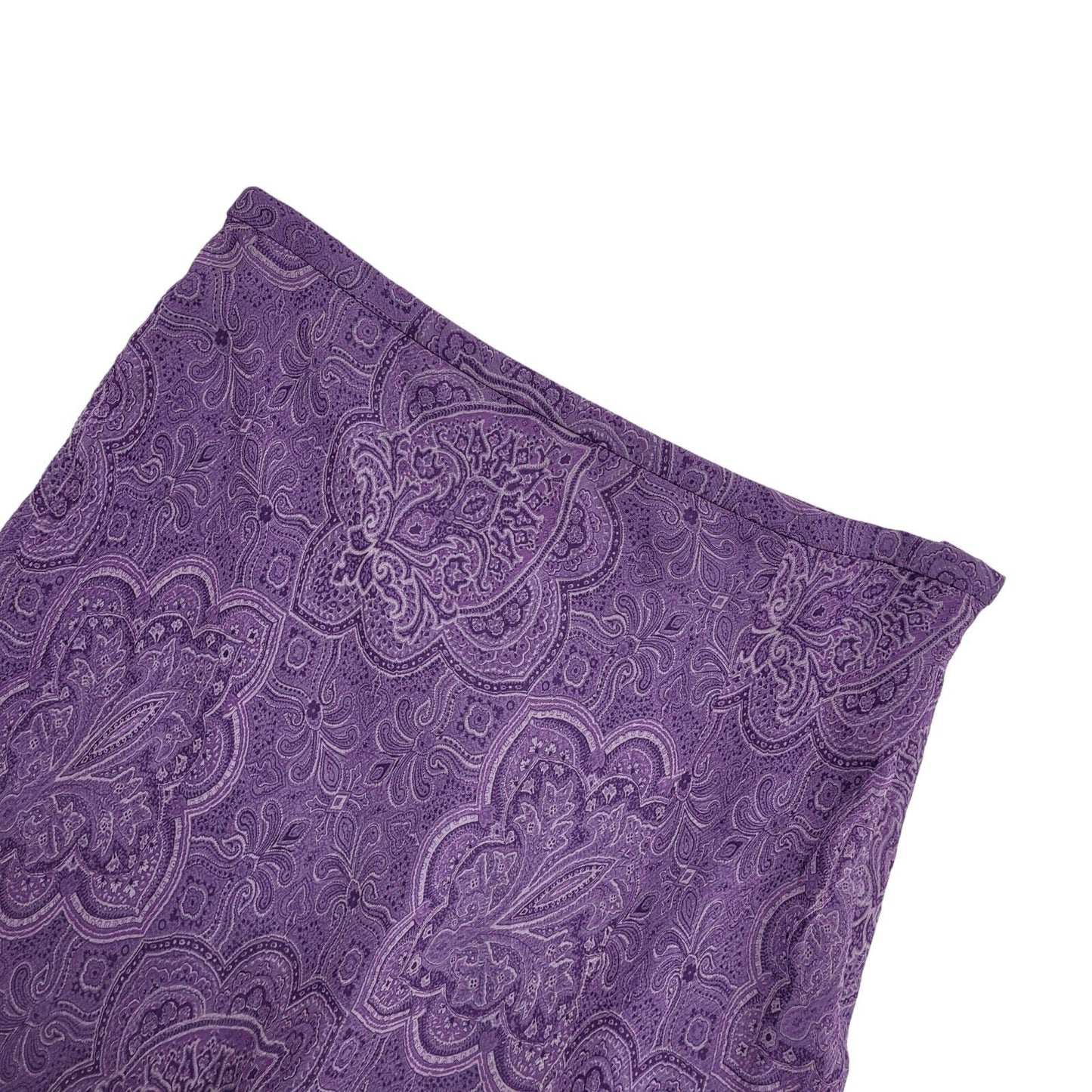 Valerie Stevens Y2K Purple Paisley Skirt Womens UK Size 10