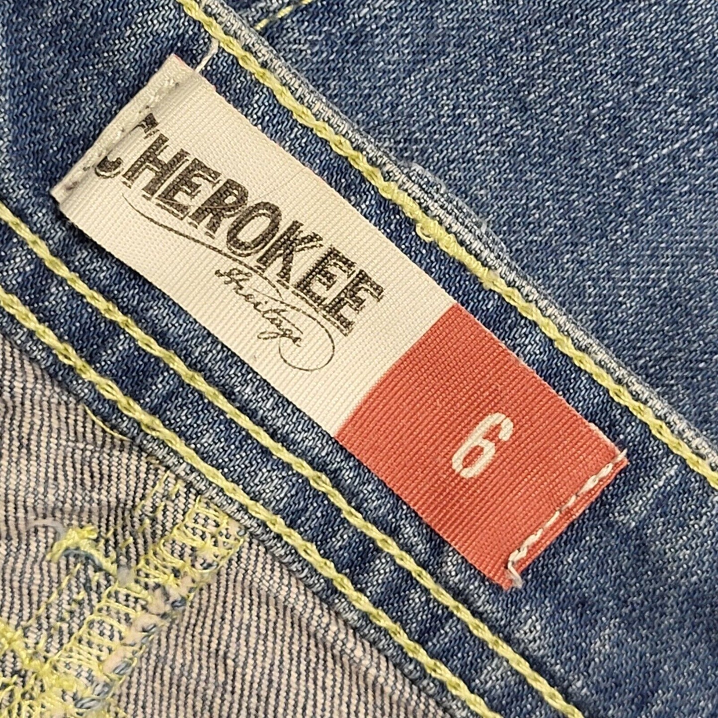 Cherokee Vintage 90's Blue Knee Length Denim Skirt Women's UK 8-10 W27 (USA 6)