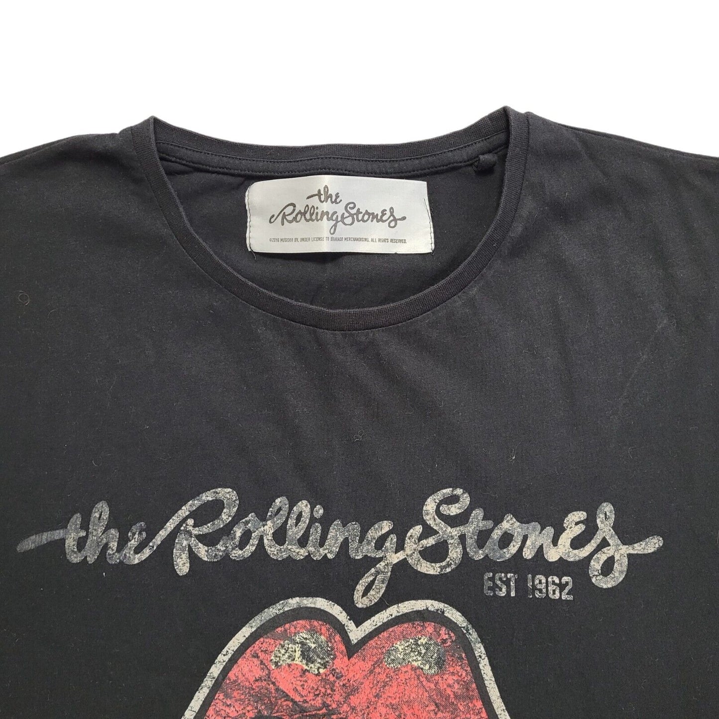 Rolling Stone Rock Band Tour  Black Vintage Y2K T-Shirt Uk Men's Size M