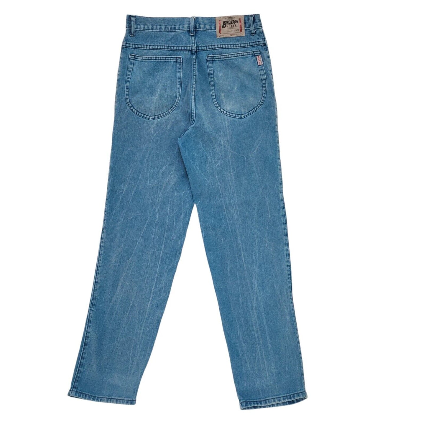 Bronson 90s Vintage Blue Tapered Denim Jeans Men's Size M W32 L32