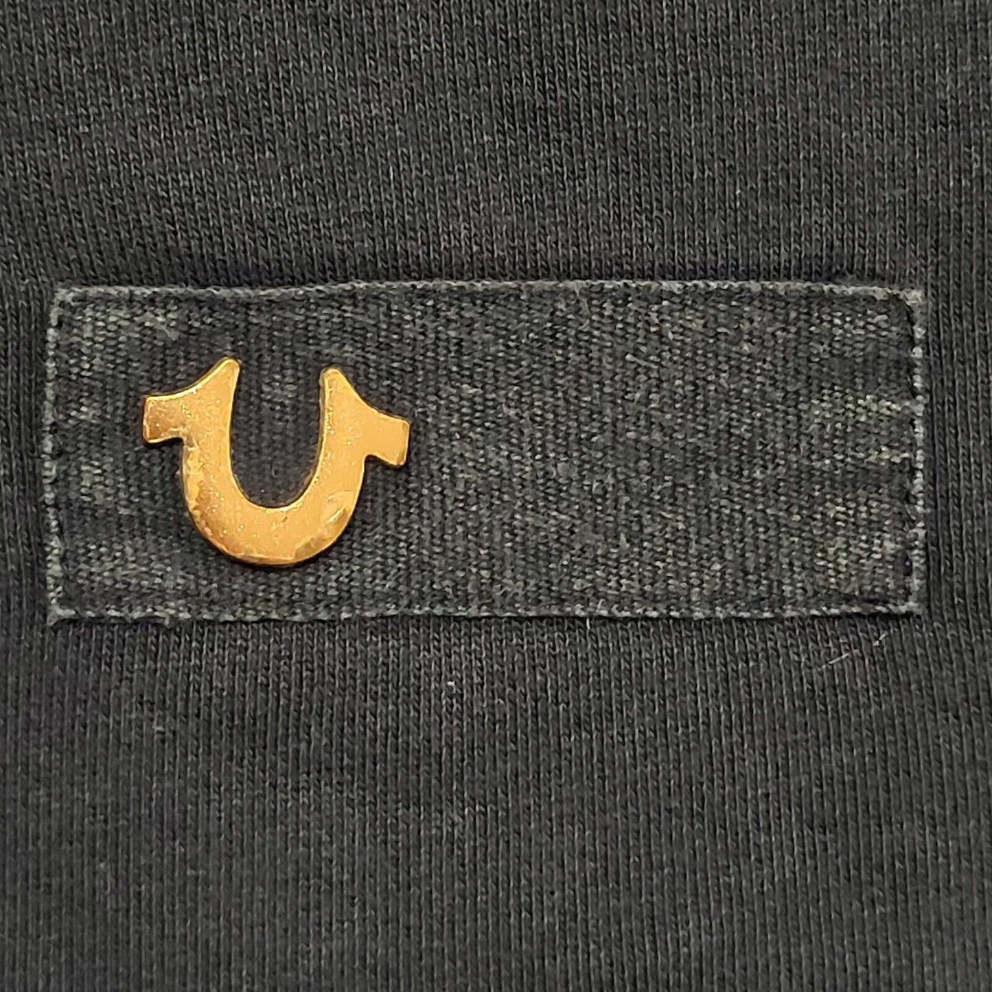 True Religion Y2K Navy Blue Round Neck Sweatshirt Uk Men's Size Large