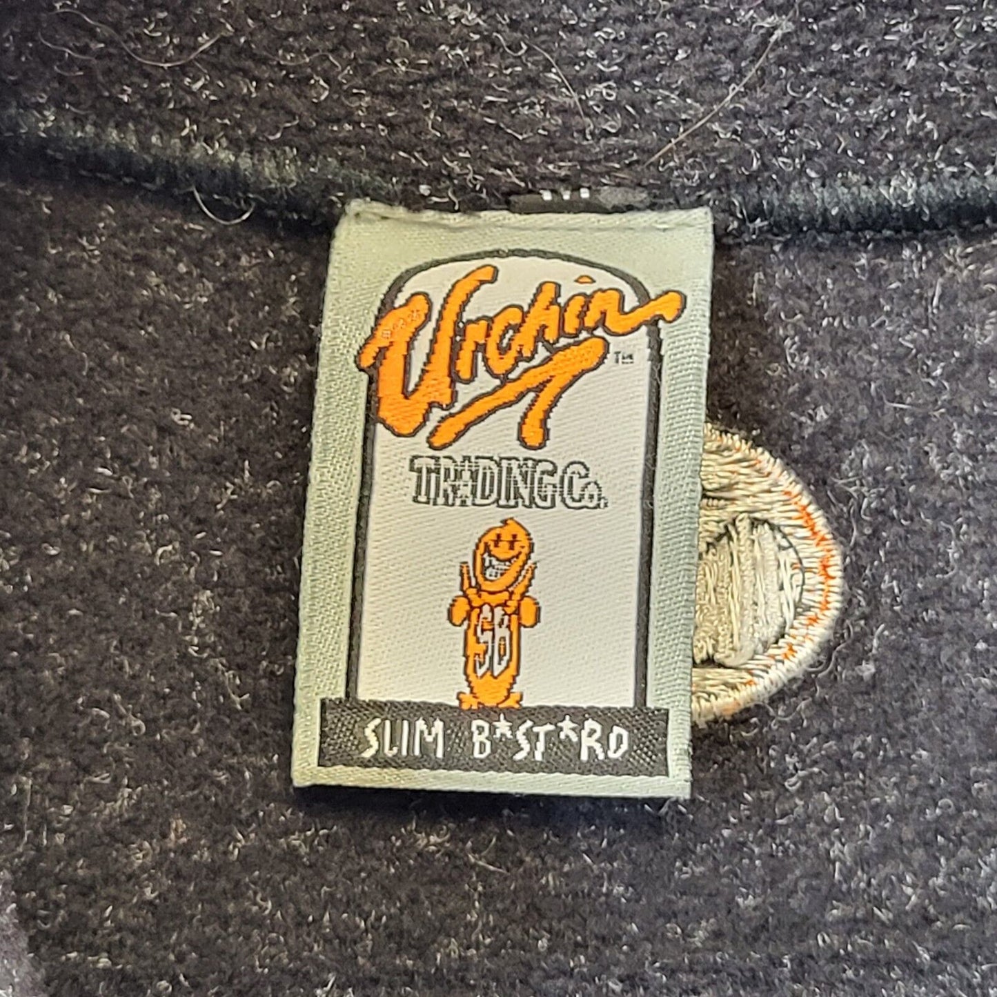 Urchin Trading Co 90s Vintage High Neck Grey Polyester Fleece Men's Size M