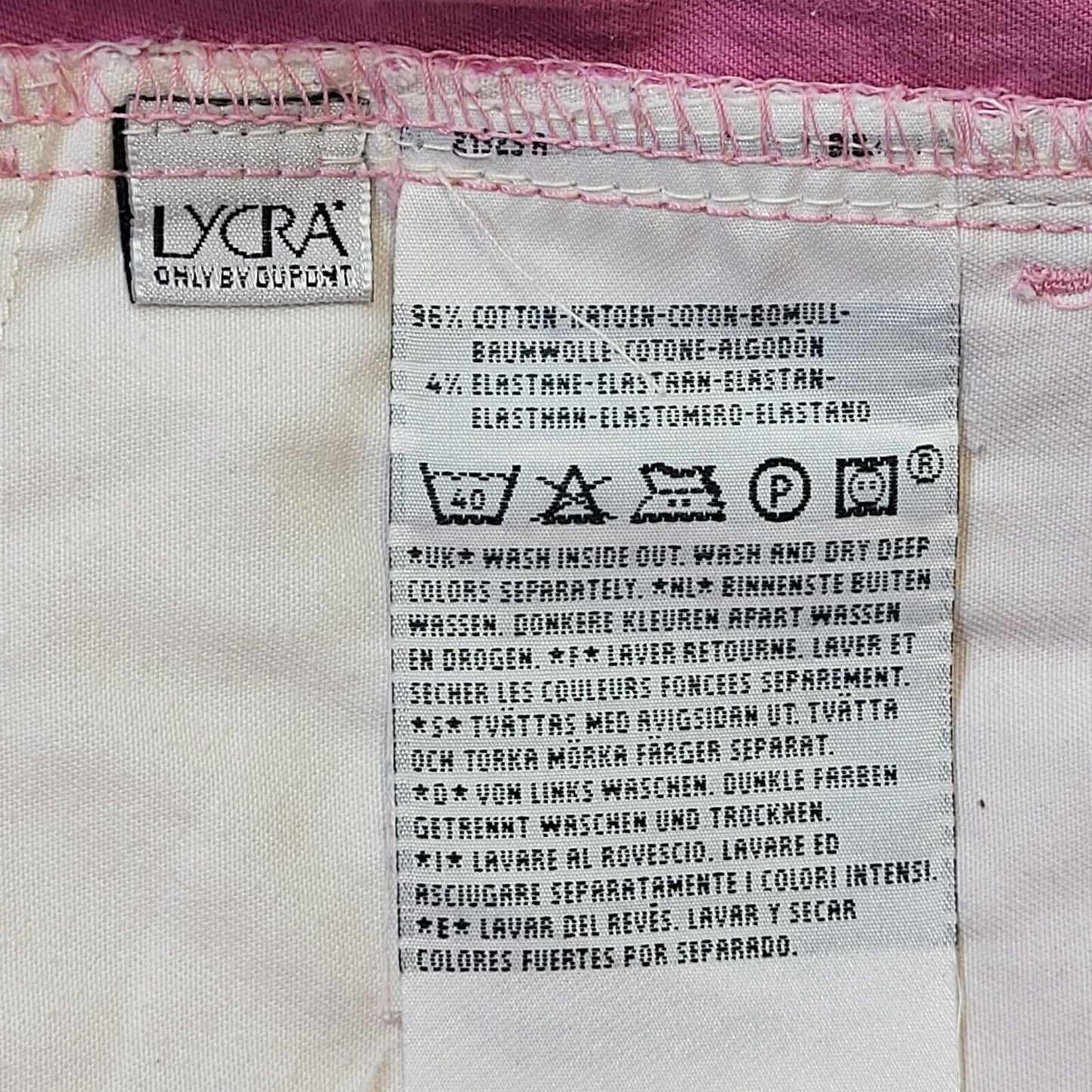 Vintage Y2K Vintage Pink Bootcut Denim Jeans Women's Size 8 W26 L30