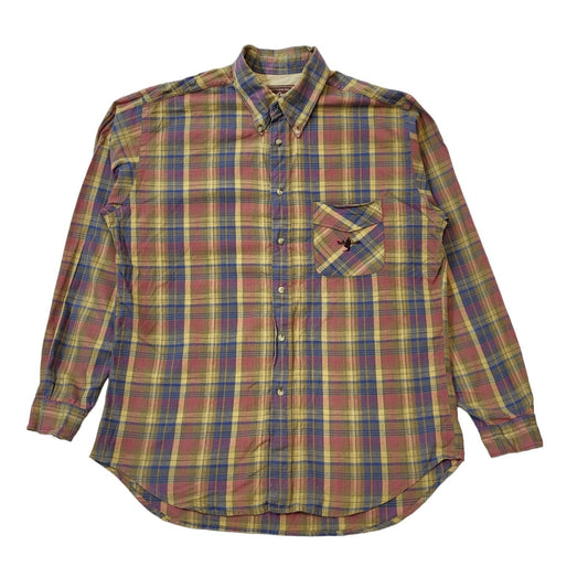 Malboro Classics Vintage 90's Check Shirt Men's Size Large
