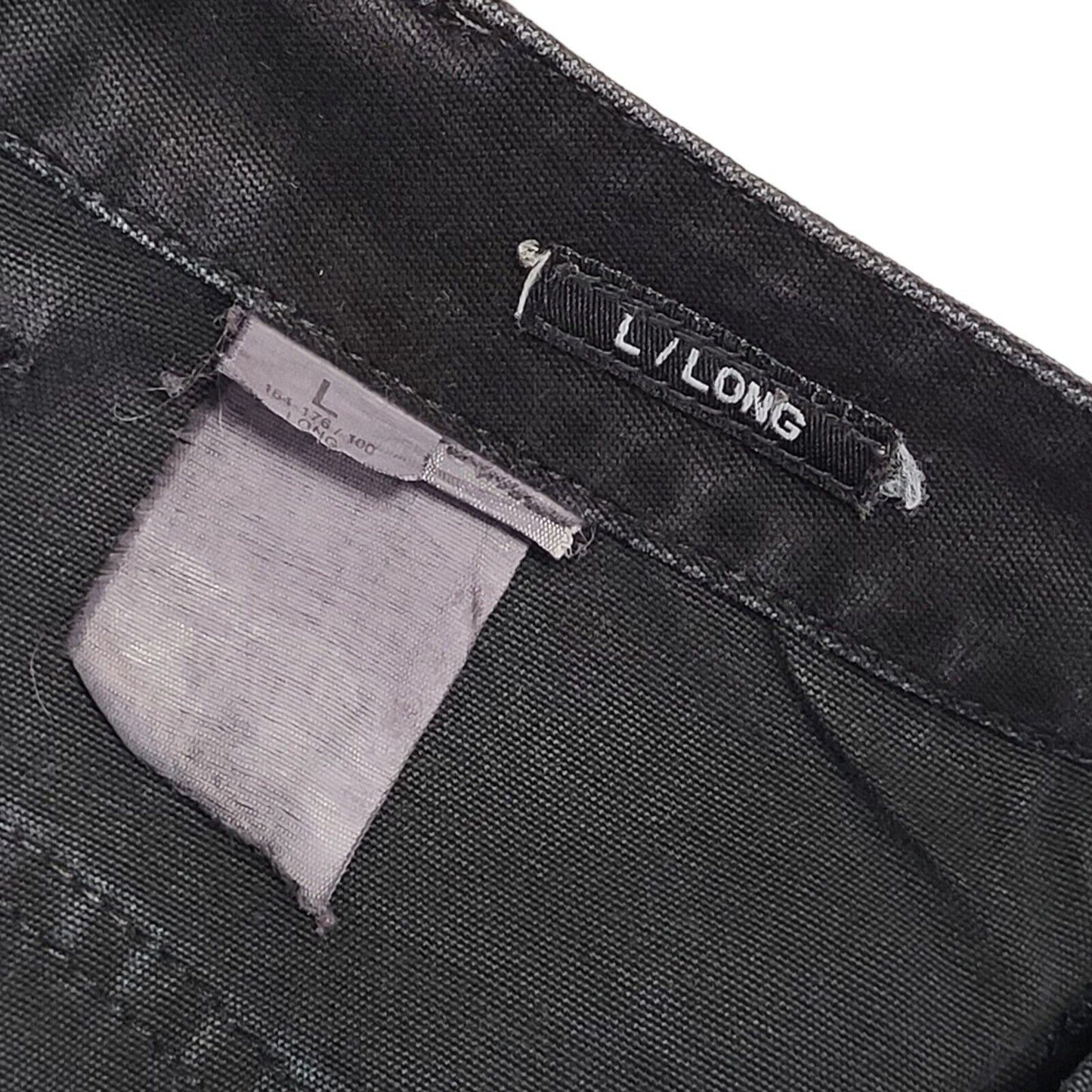 Baggy Black Cargo Pants Womens W32
