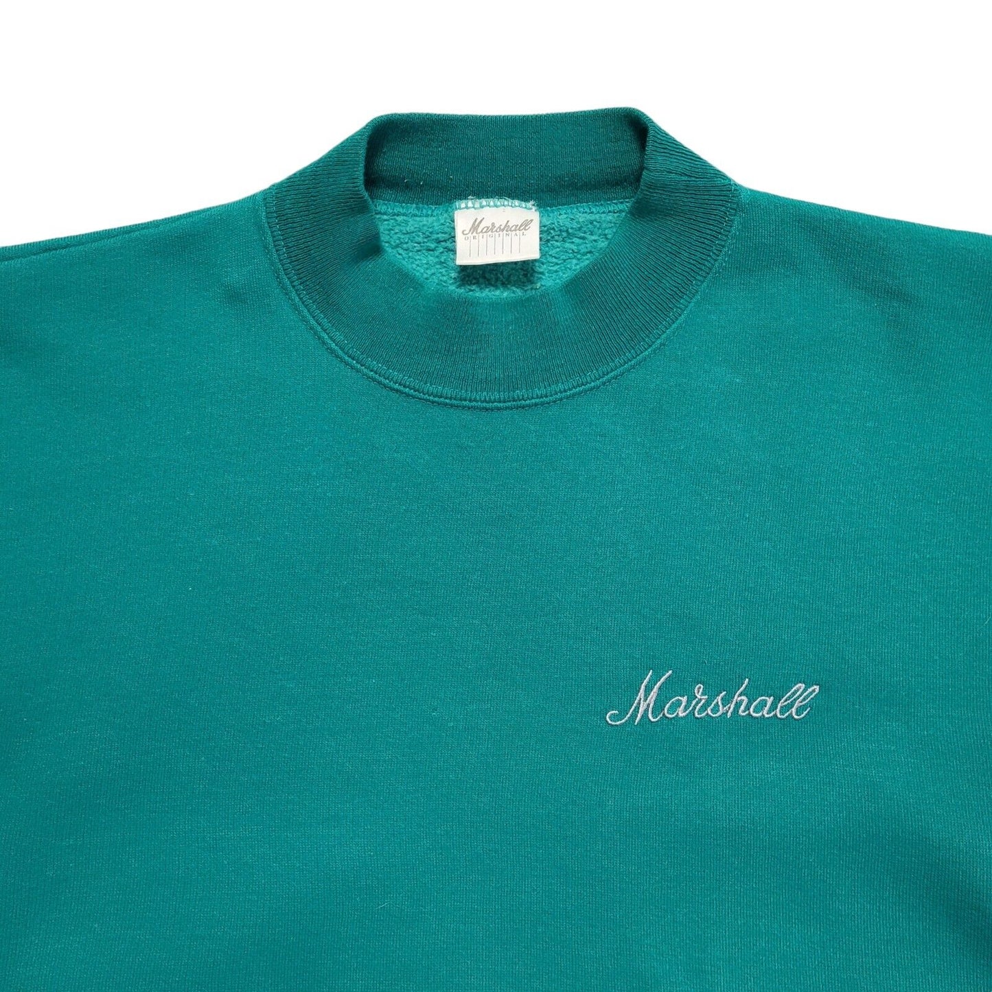 Marshall 80's Green Crew Neck Sweatshirt Uk Men's Size XL