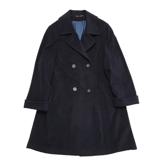 Marks & Spencer Vintage 90s Blue Button Rain Coat Women's Size 16
