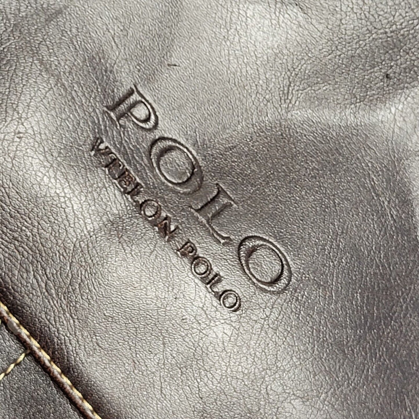 Telon Polo Brown Leather Hand Bag / Shoulder Bag Uk Women's 13.5" x 14.5"