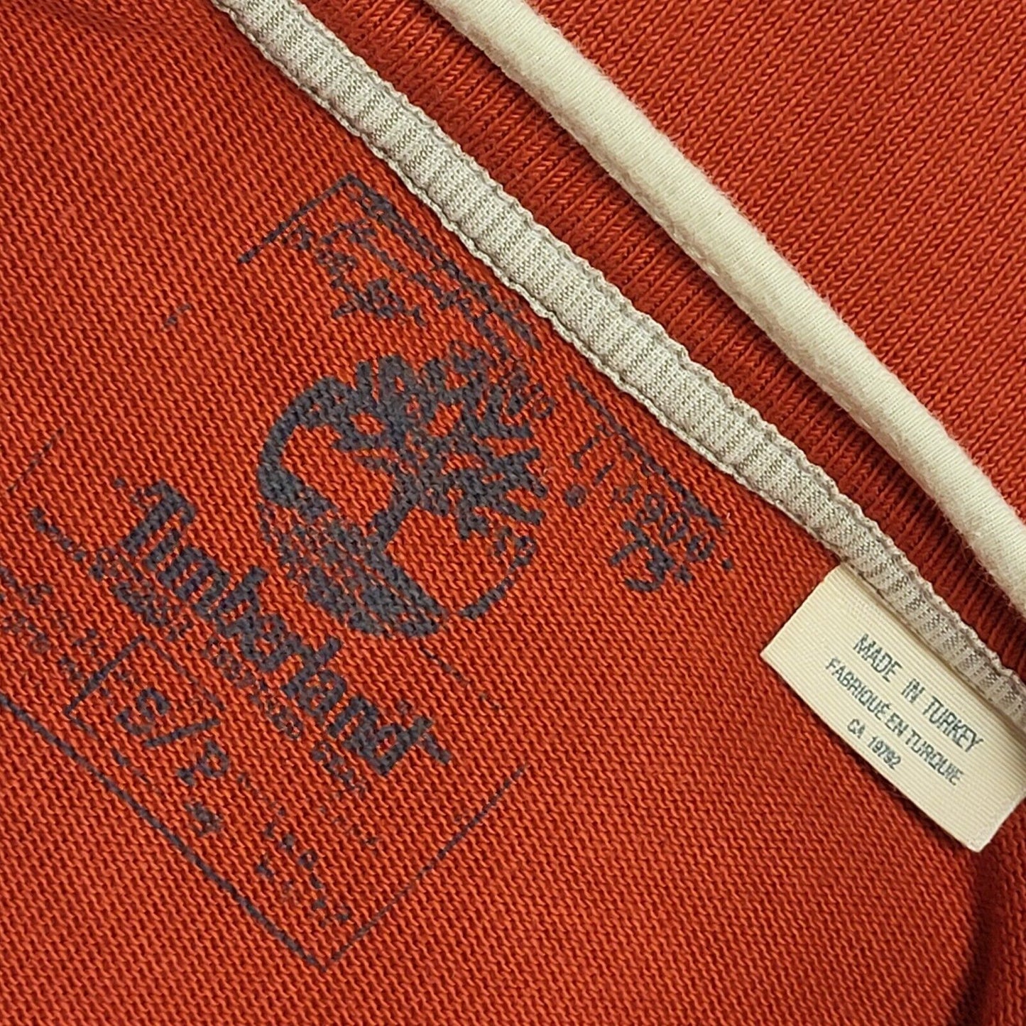 Timberland Red Y2k Parc Nature Crew Neck Sweatshirt Uk Men's Size Small
