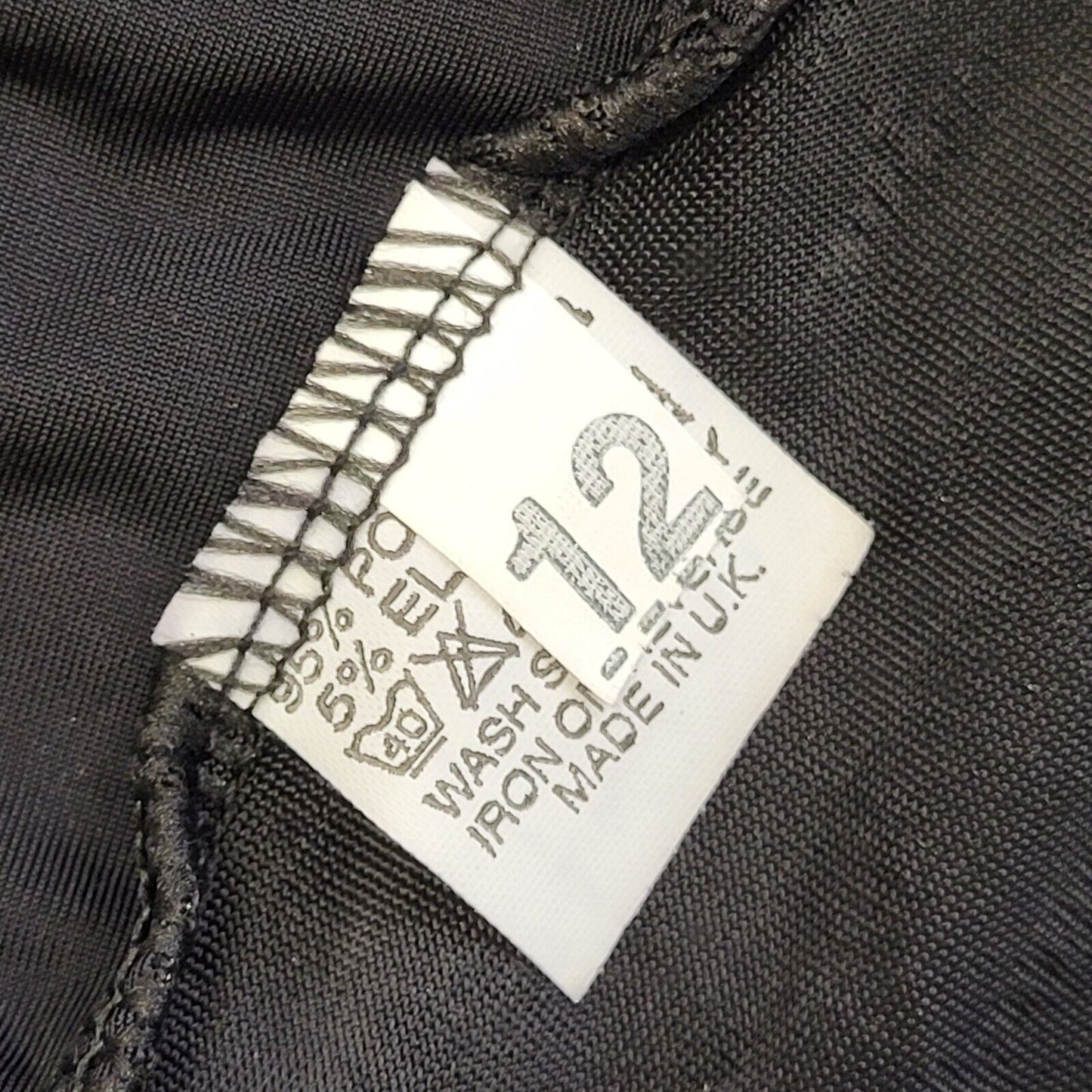 Westone Vintage Y2K Black & Silver Halterneck Top Womens Size 12