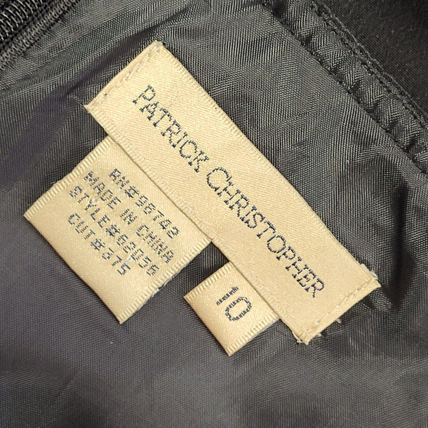 Patrick Christopher Vintage 90's Black Dress Trousers Uk Women's 10 W28 L30