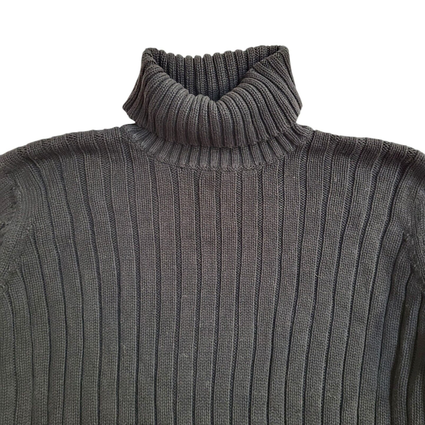 Marks and Spencer Roll Neck Black Vintage 90's Jumper UK Women's Size 18