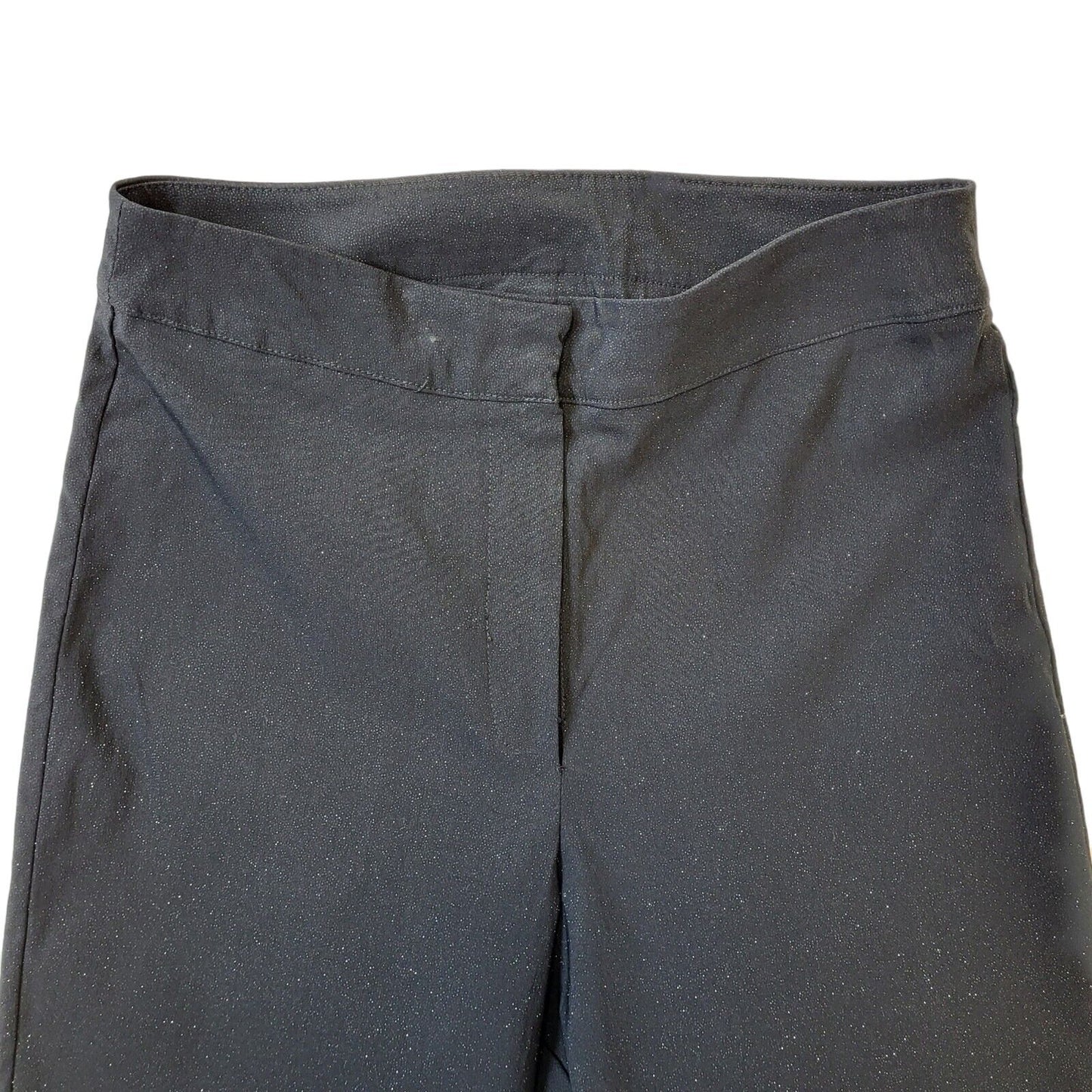 Clockhouse 90s Vintage Black Glittery Dress Trousers Women's Size 12 W30 L30