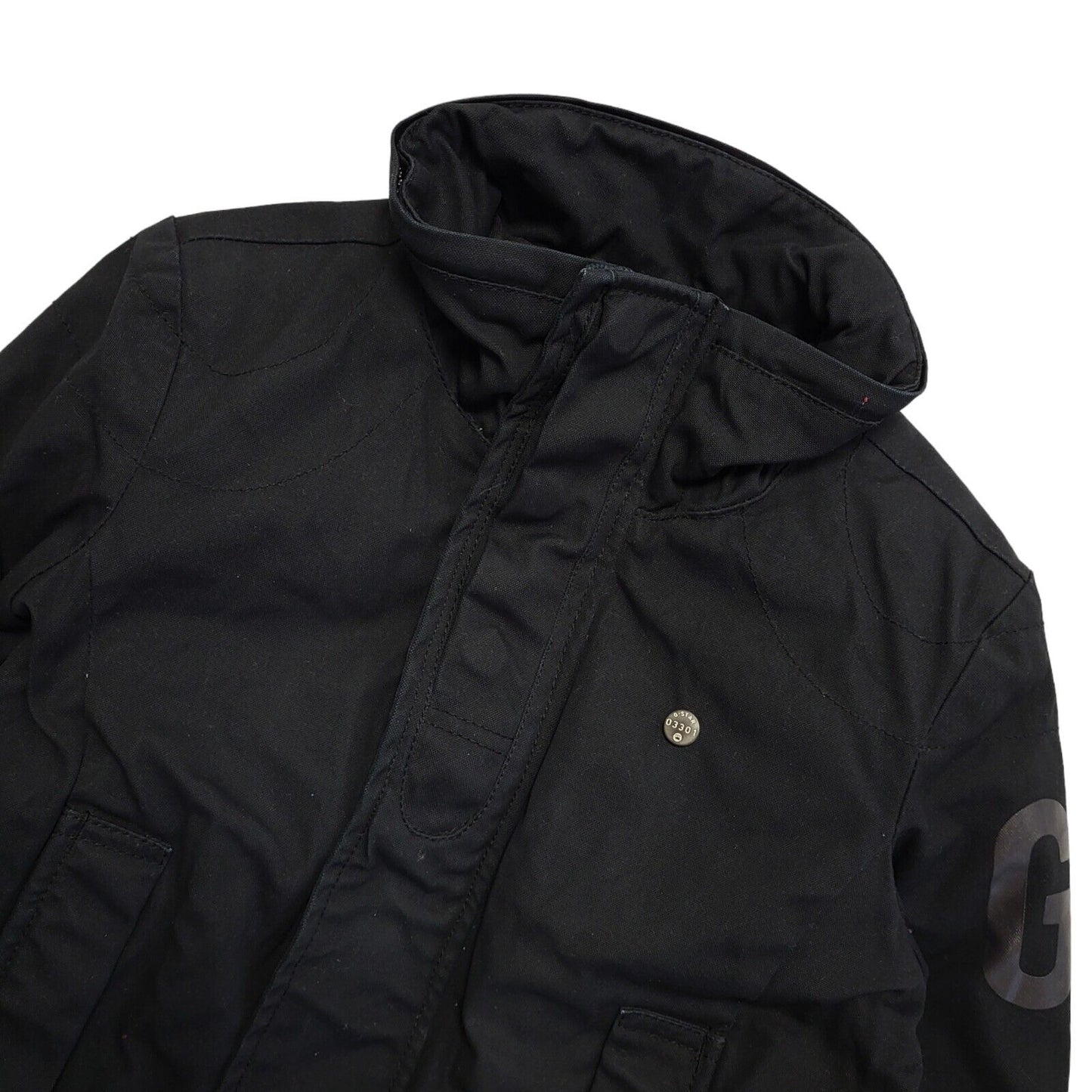 G-Star Y2K Black Zip & Snap Fasten Jacket Women's Size XS