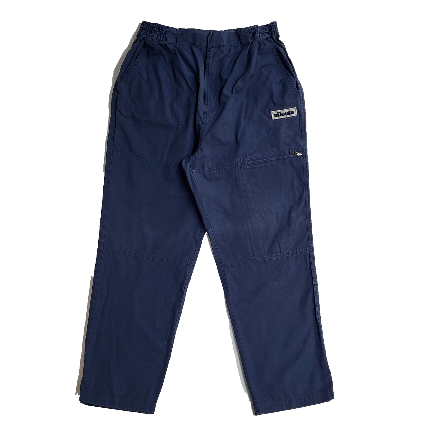 Ellesse Blue Vintage 90's Tapered Leg Trousers UK Men's Size XL W36 L29