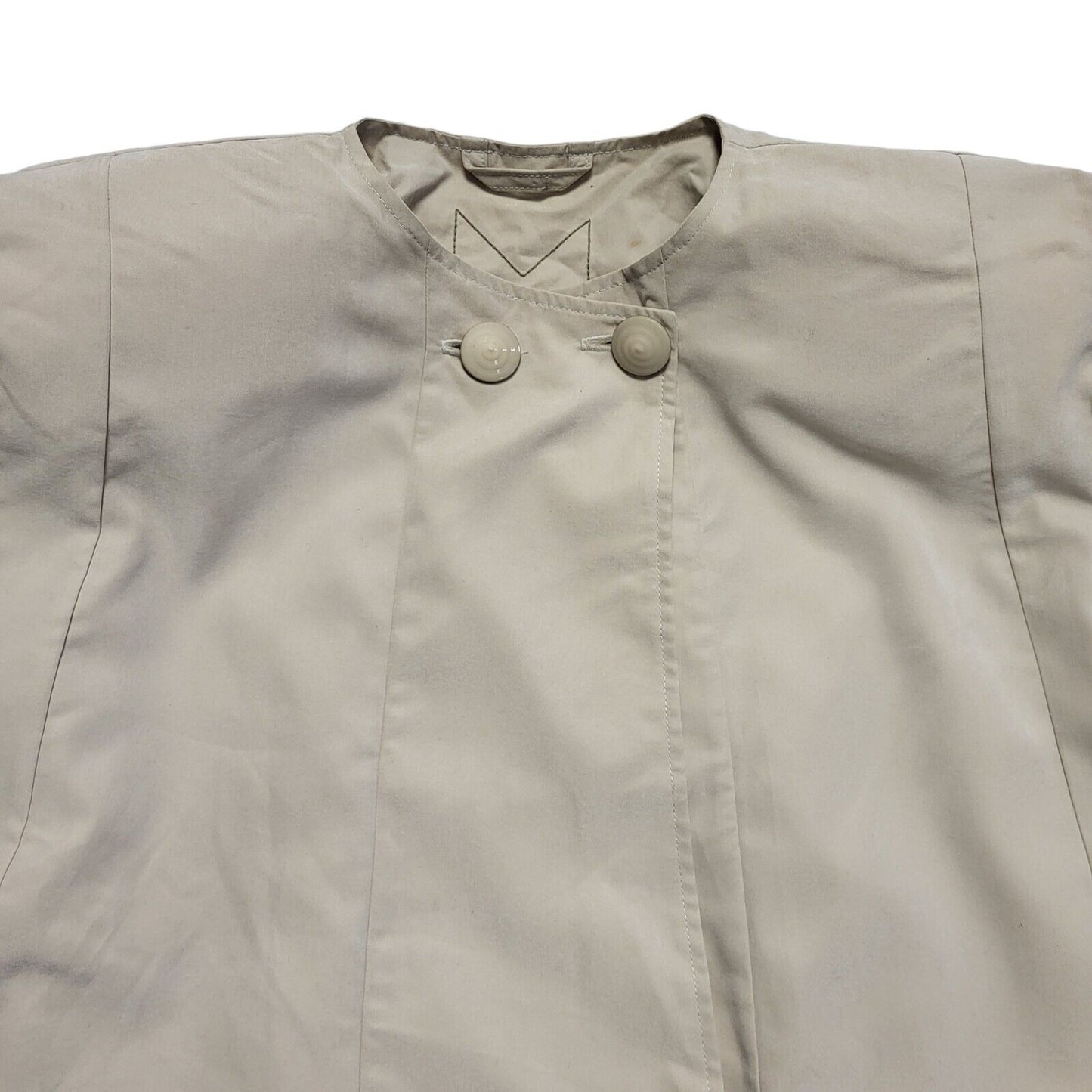 Vitti Brown Beige Button Snap Jacket Uk Women's Size 22