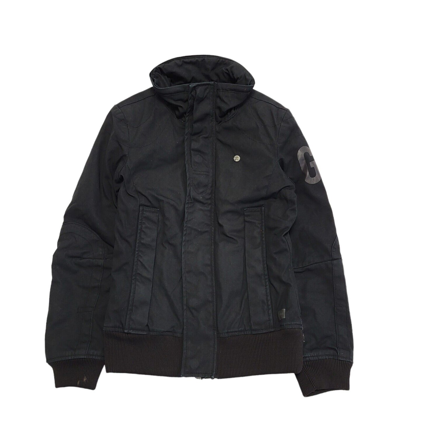 G-Star Y2K Black Zip & Snap Fasten Jacket Women's Size XS