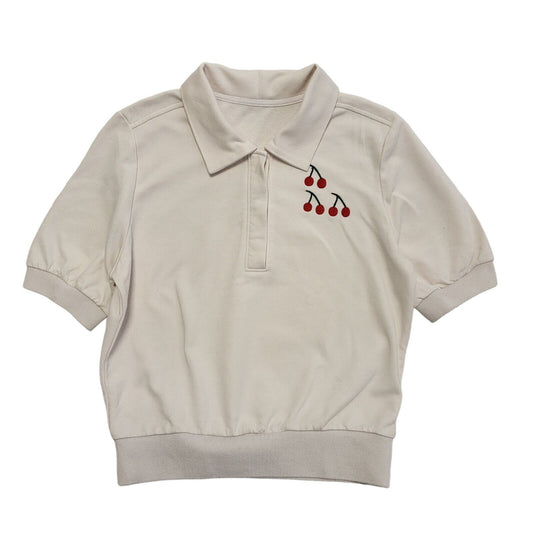 Mijor Vintage 90s Light Pink Collared Polo Shirt Uk Women's Size Large