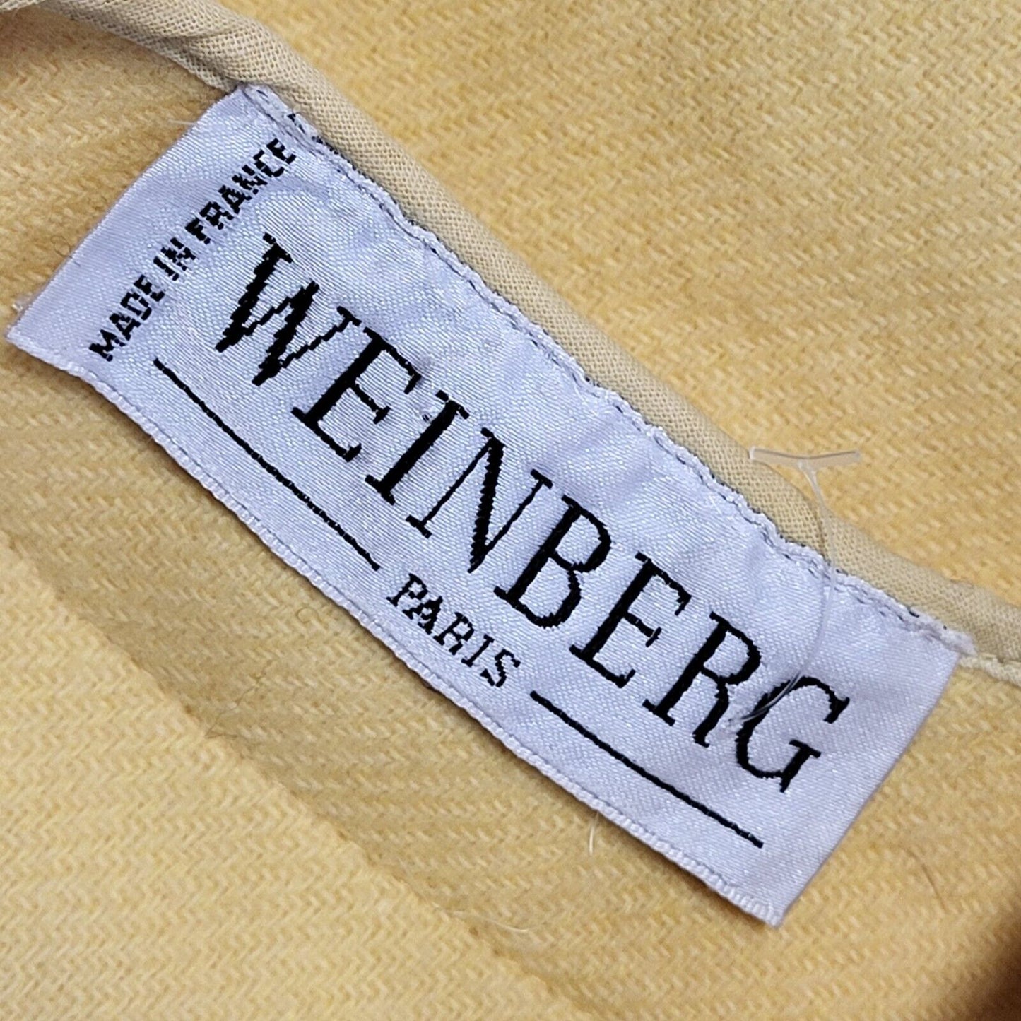 Weinberg Yellow 80s Vintage Button Dress Jacket Uk Women's Size 12
