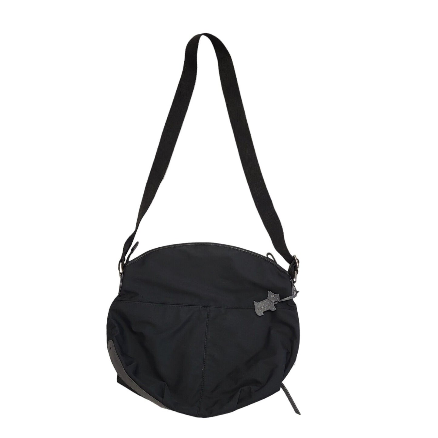 Radley Black Oval Shape Shoulder Bag Women's Size 14" x 13"