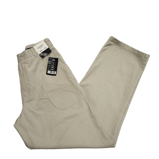 Daniel 90s Vintage Beige Straight Dress Trousers Uk Men's Size M W32 L32 Bnwt