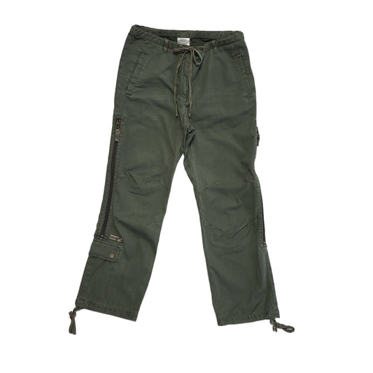 Next Green 90s Vintage Straight Leg Casual Trousers Uk Women's 8 W26 L25