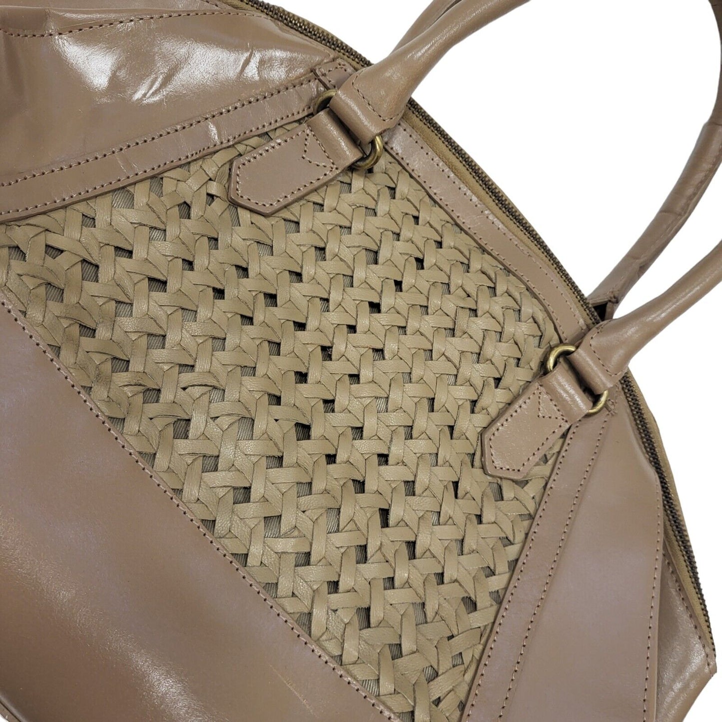 Jones Brown Leather Small Hand Bag Uk Women's Size  12" x 12"