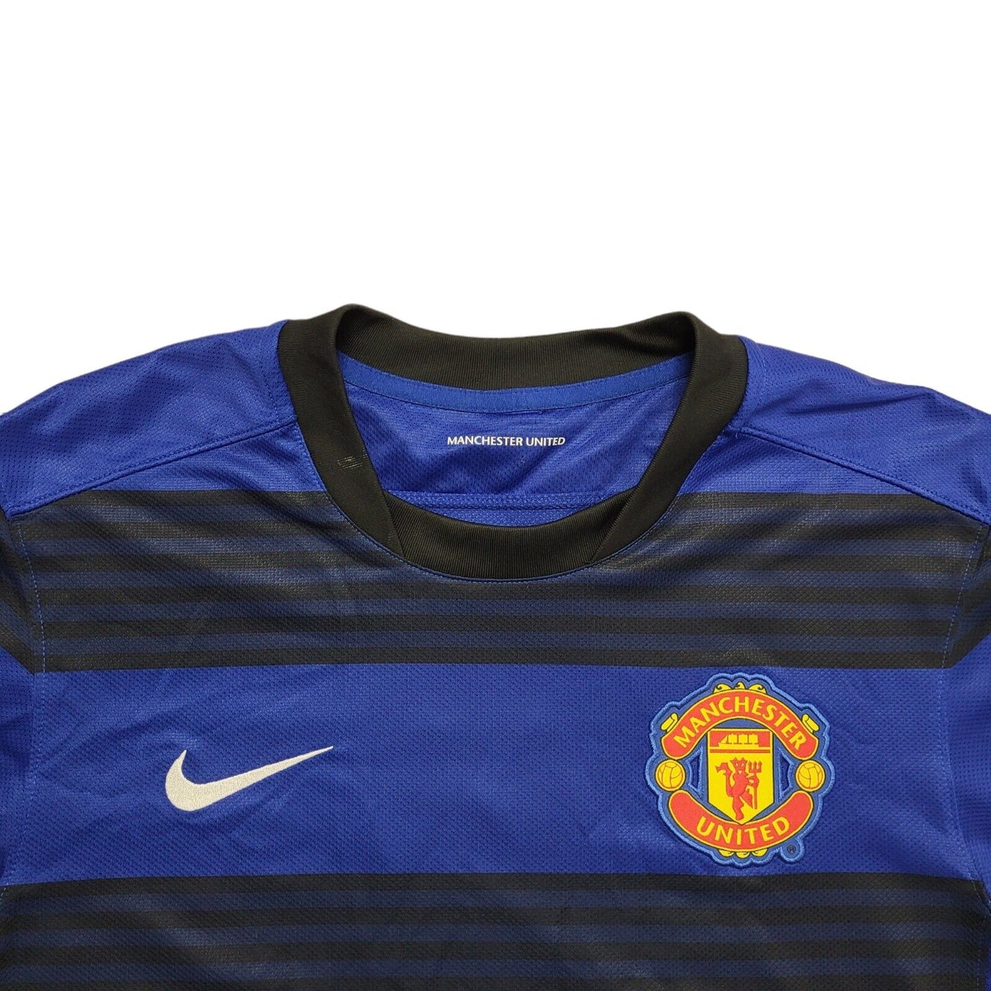 Nike Manchester United FC Blue No.10 Prav Football Shirt Uk Men's Size M