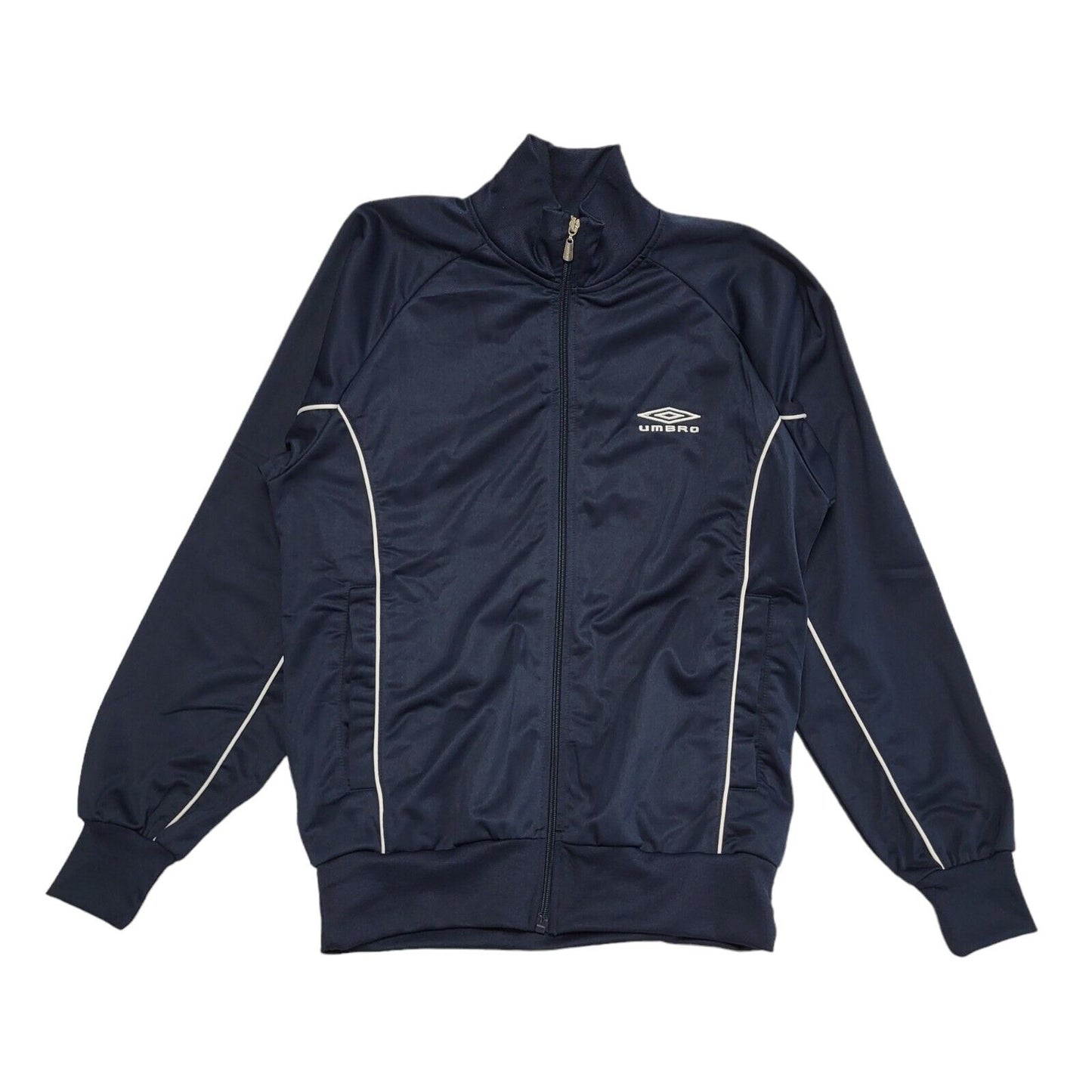 Umbro 90s Vintage Navy Blue Tracksuit Top/Jacket Uk Men's Size Small