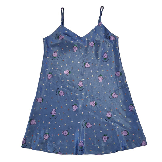 La Senza Y2K Blue Little Miss Naughty Night Dress Womens UK M