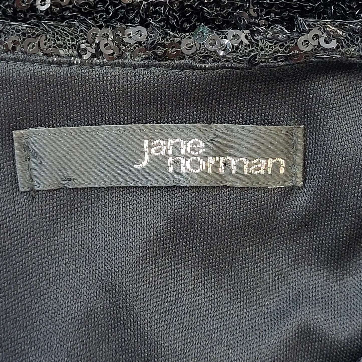 Jane Norman Y2KBlack Sequin Dress UK 10