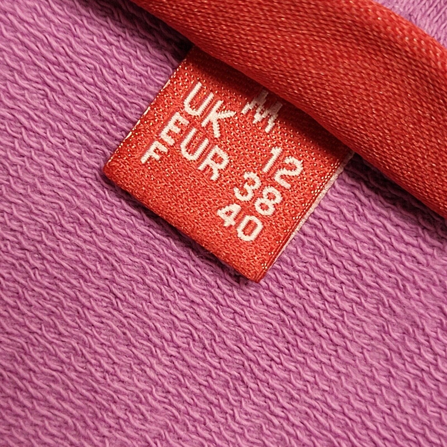 Elle Sport Y2K Purple High Neck Zip Up Sweatshirt Womens UK Size Medium