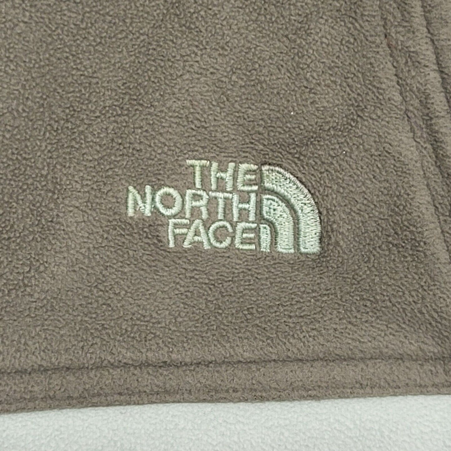 The North Face Hooded Green 1/4 Zip Fleece Womens UK Medium