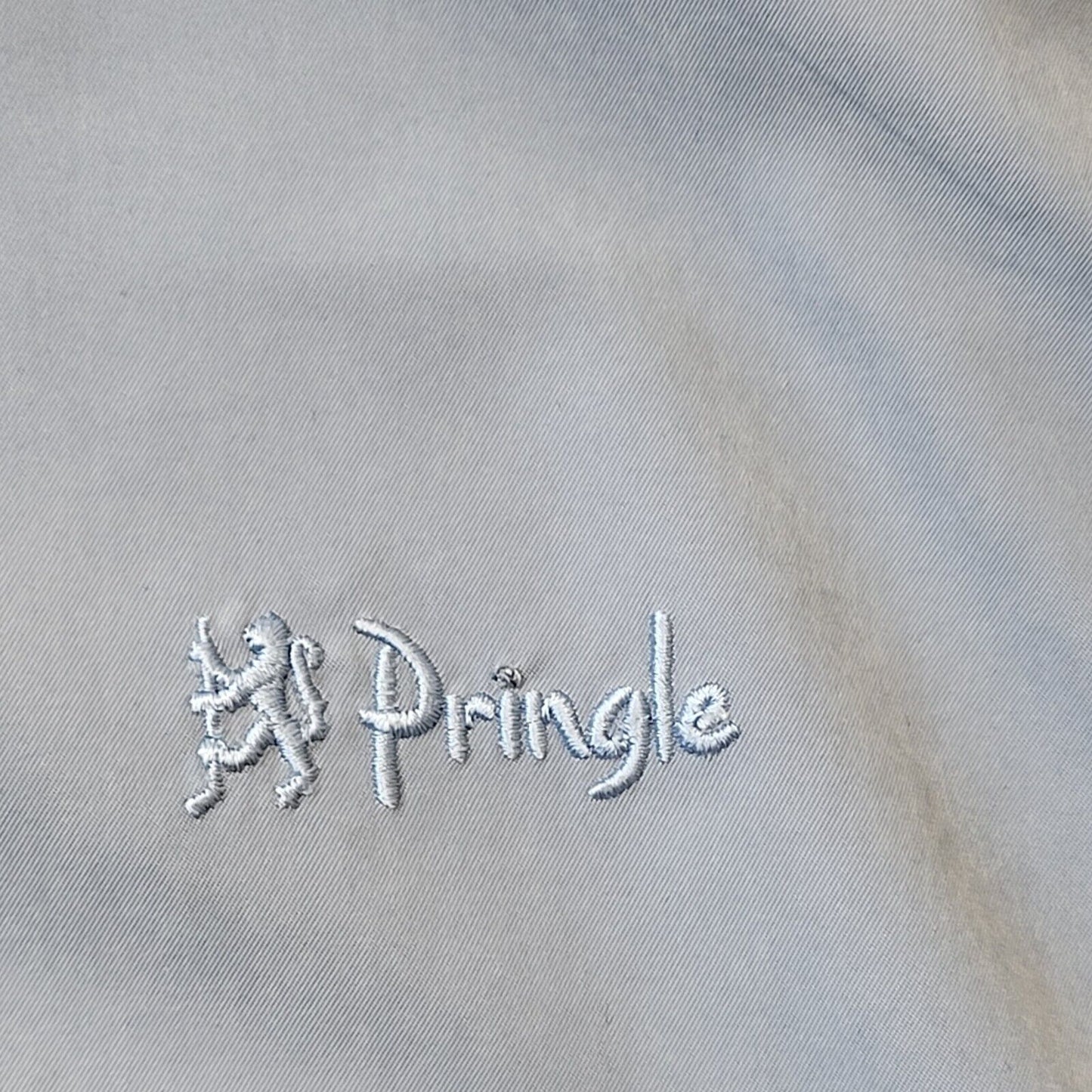 Pringle Golf Y2K Vintage Blue V-Neck Cotton Sweater Vest Men's Size S