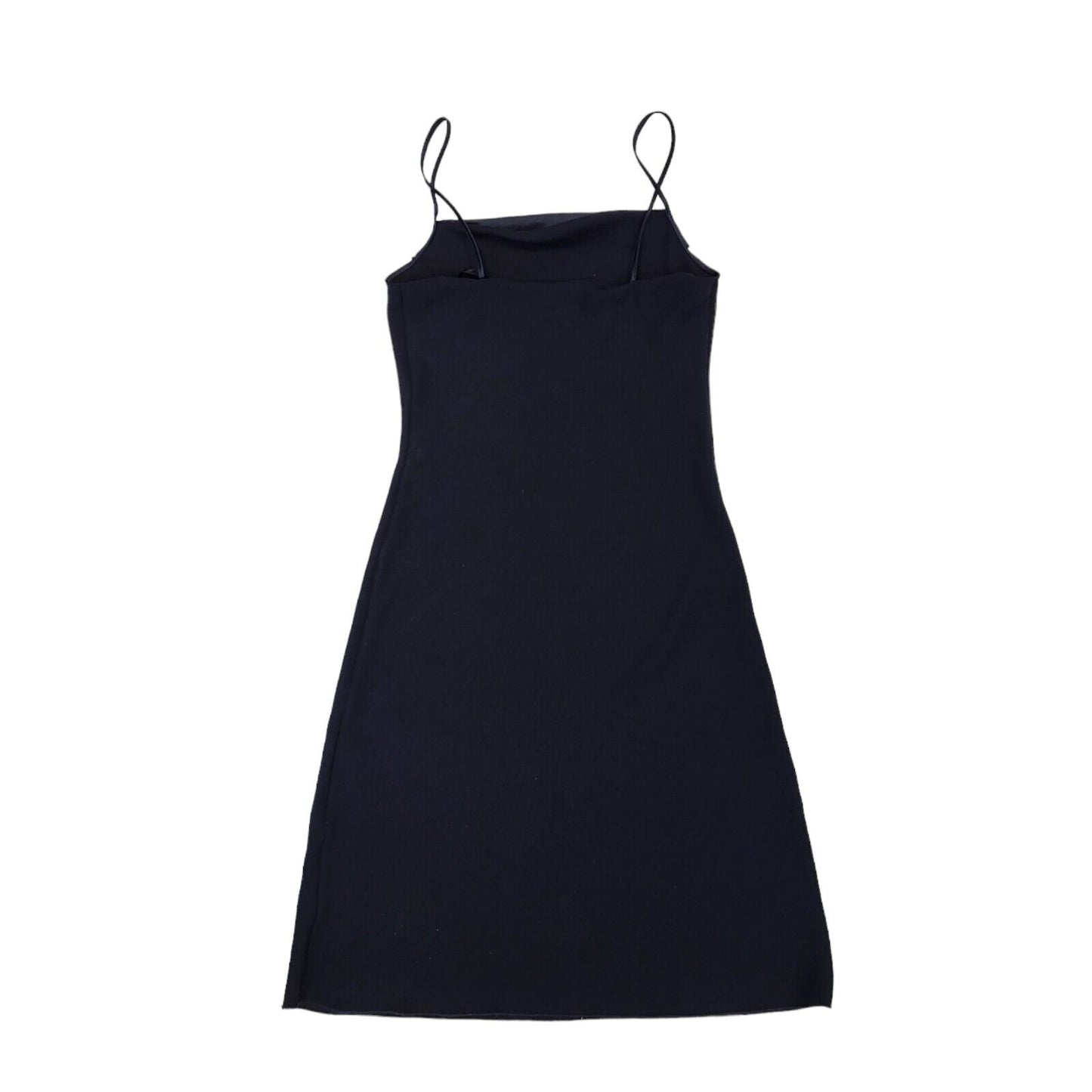 90s Vintage New Look Navy Evening Strappy Pencil Dress Women's Size 12