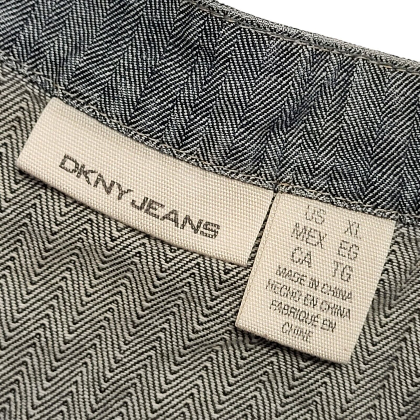 DKNY Jeans Denim Blue Button Up Short Sleeve Dress Womens Size XL
