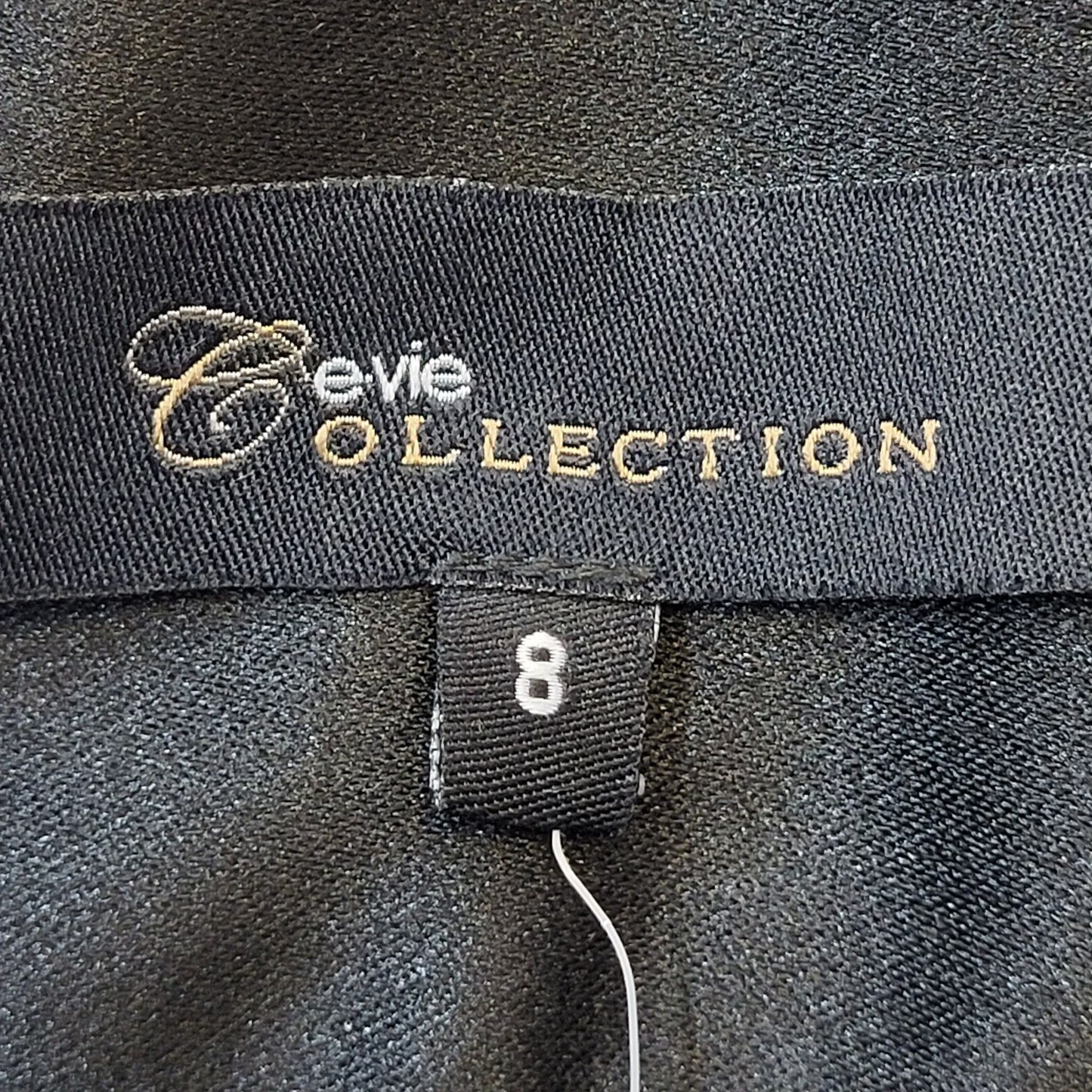 E-vie Black Satin Flared Trousers Women's Size 8 W30 L33