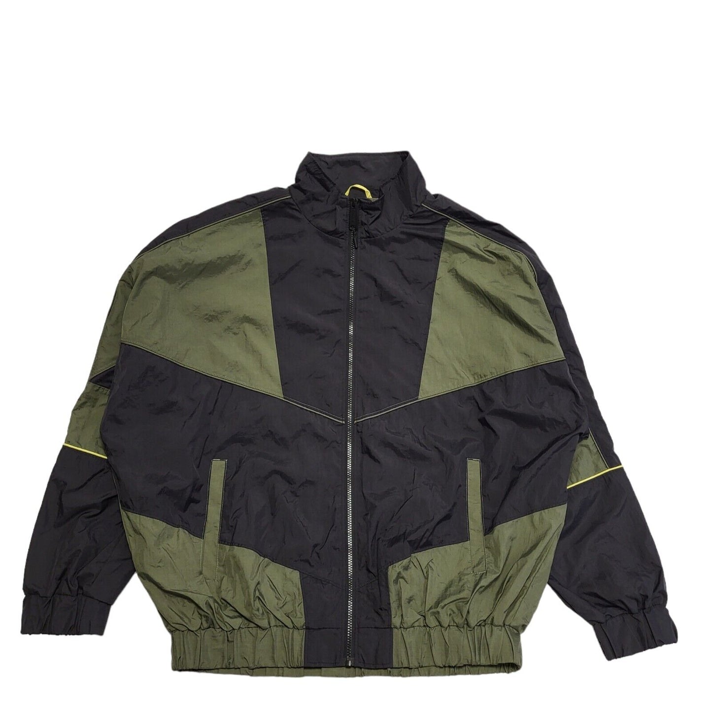 Superdry Green Black Zipped Jacket Uk Women's Size 12
