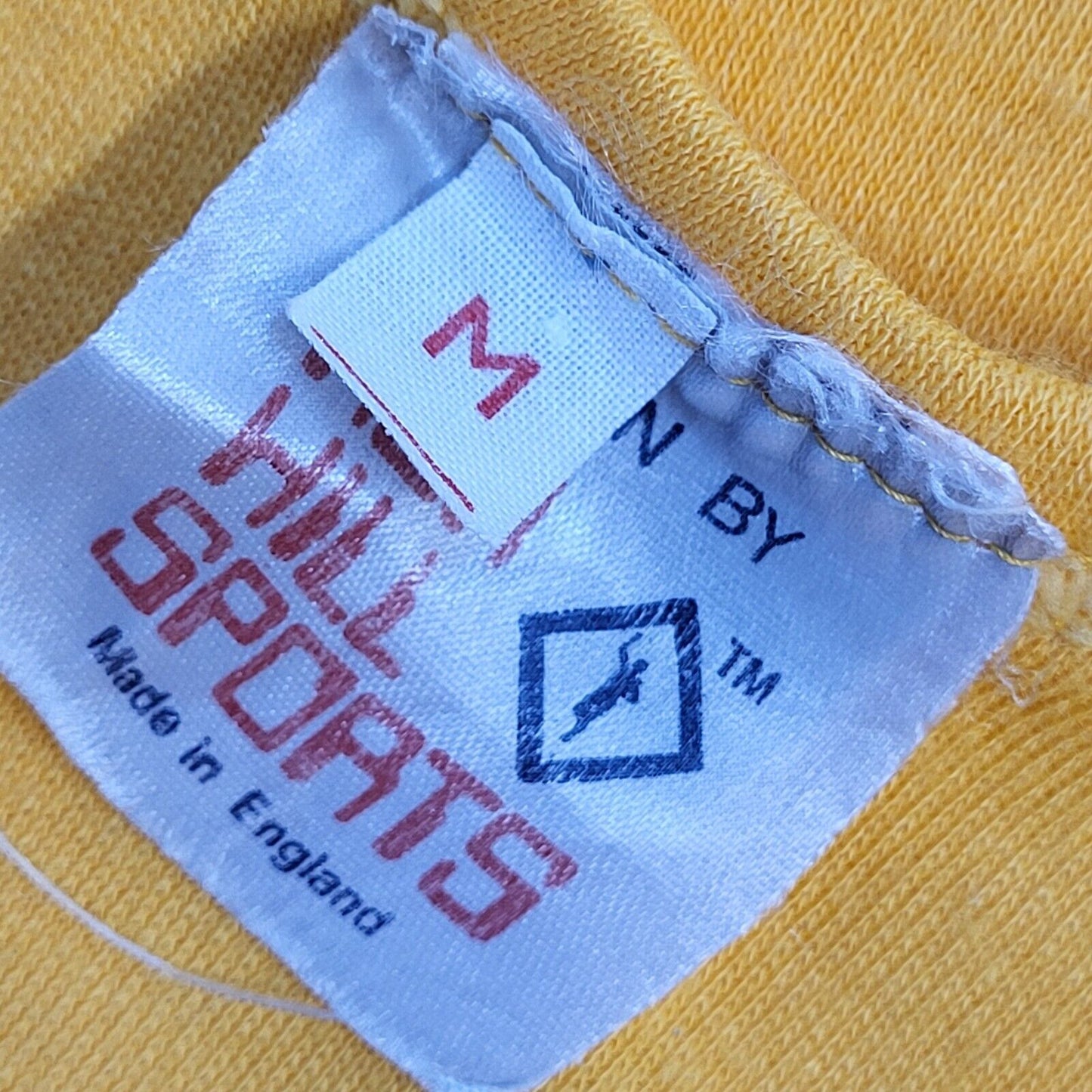 Ron Hill Sports Vintage 90's Vauxhall Motors Yellow Tank Top Women's UK M