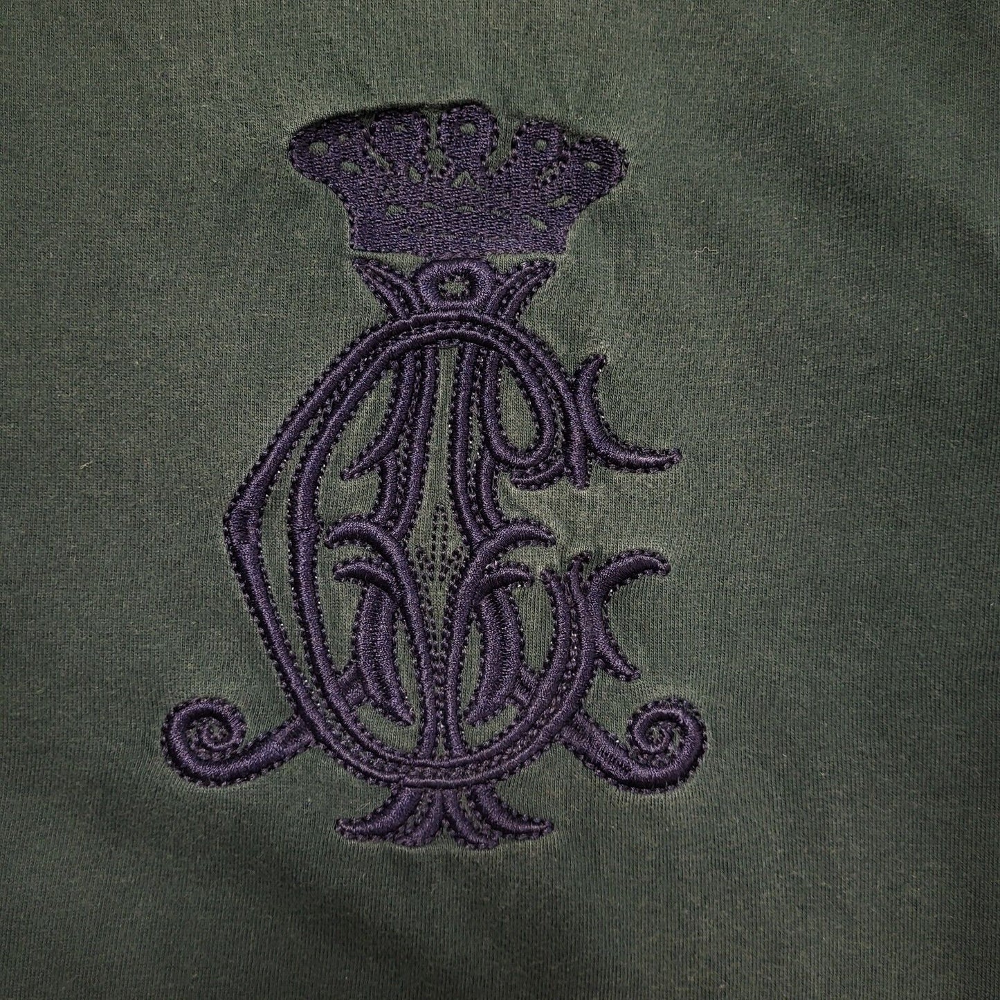 Christian Audiqier Vintage 90's  Green Short Sleeve T-Shirt Men's 3XL