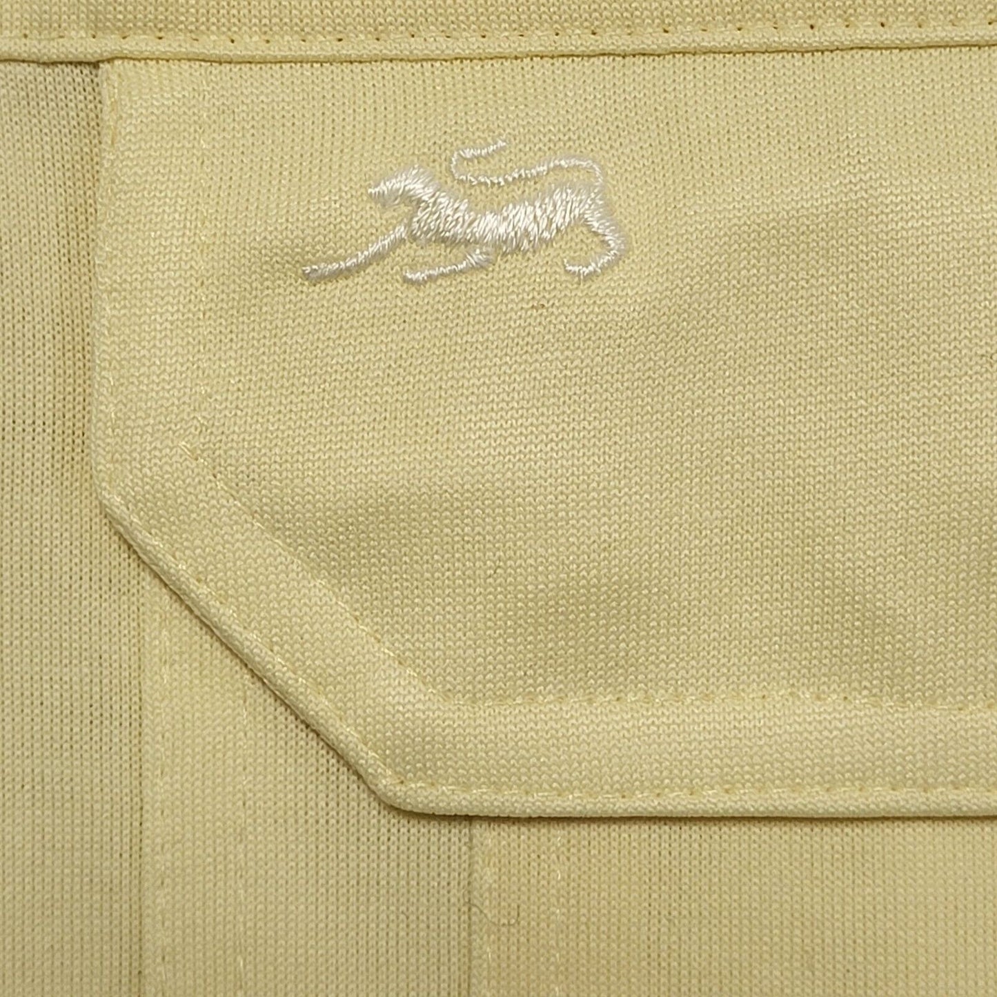 Canda Vintage 90's Yellow Full Zip Solid Short Sleeve Polo Top Mens UK M